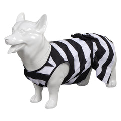 Film Barbie schwartz-weiße Hunde Kleid Haustier Kostüm Cosplay Kostüm Halloween Karneval Outfits