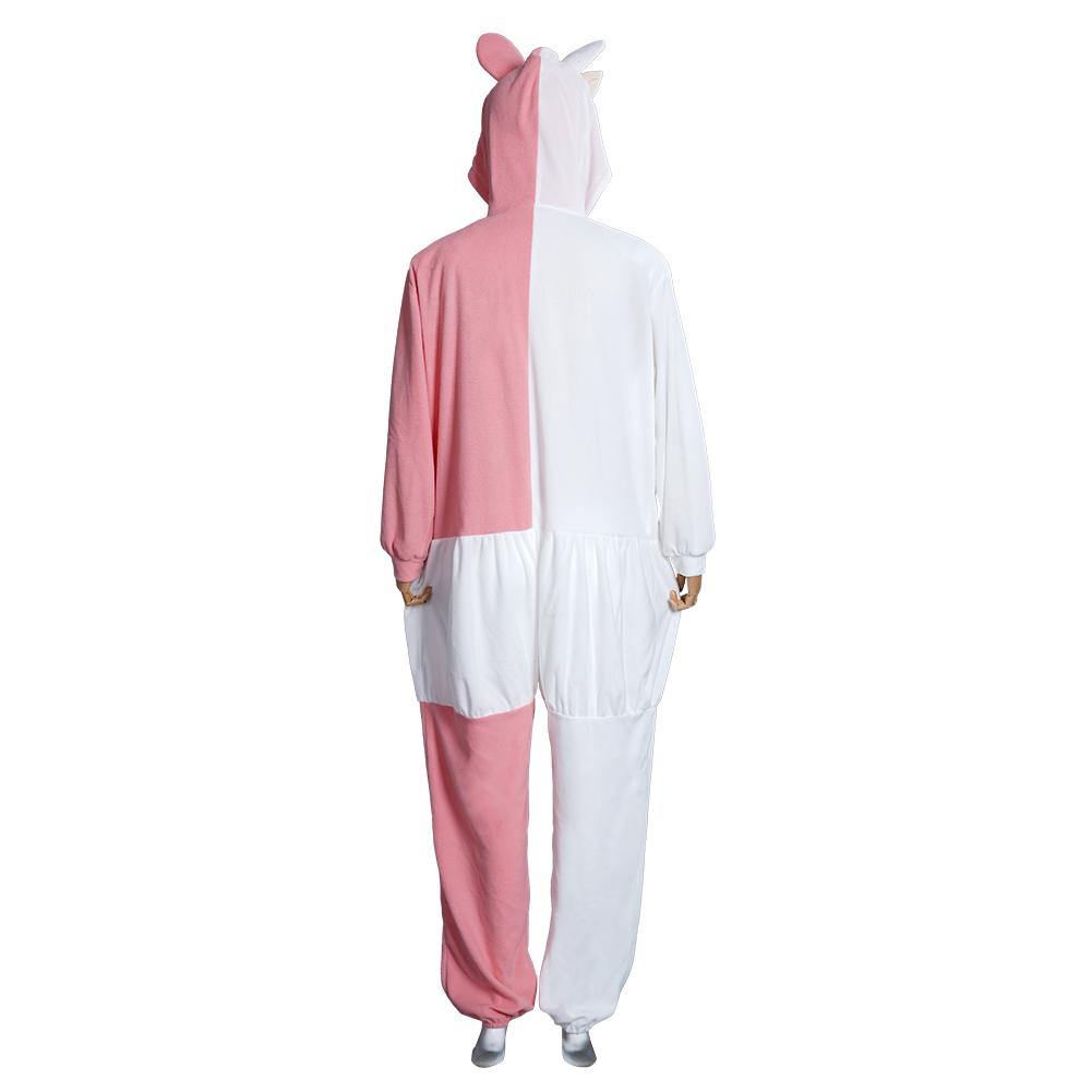 Danganronpa Dangan Ronpa Monokuma und Monomi rosa Schlafanzug Cosplay Jumpsuit Pajamas für Erwachsene - cosplaycartde