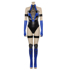 Mortal Kombat 4 Kitana Sexy Kostüm Outfits Halloween Karneval Jumpsuit