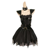 Edward mit den Scherenhänden Crossplay Edward schwarz Kleid Cosplay Halloween Karneval Kostüm