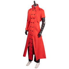 TRIGUN STAMPEDE Vash the Stampede rot Kostüm Cosplay Halloween Karneval Outfits