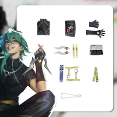 Ezreal - League Of Legends Ezreal Heartsteel Kostüm Cosplay Halloween Karneval Outfits