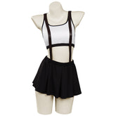 Final Fantasy 7 remake Tifa Lockhart Cosplay Bademode Damen Sommer 2tlg. Badeanzug