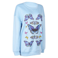 Family Switch CC blau Rundhals Pullover Cosplay Kostüm auch für Alltag