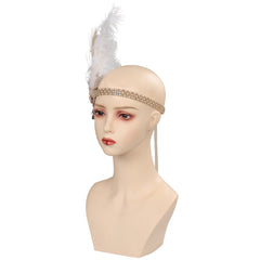 1920s Feder Damen vintage Crystal Haarschmuck Cosplay Party Zubehör Halloween Karneval Haarezubehör