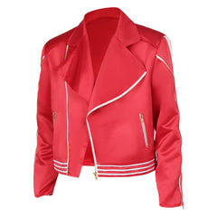 Freddie Mercury Hot Space Tour Queen rote Jacke Cosplay Kostüm