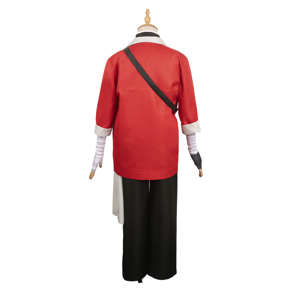 Frieren – Nach dem Ende der Reise Stark Rot  Kostüm Set Cosplay Outfits