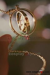 Harry Potter Hermione Granger Time Turner Rotating Hourglass Halskette Pendant Necklace Requisite - cosplaycartde