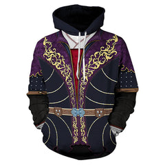 Herren Baldur‘s Gate astarion Cosplay Hoodie 3D Druck Sweatshirt mit Kapuze Streetwear Pullover Game