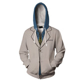 Herren Jujutsu Kaisen Nanami Kento Cosplay Hoodie 3D Druck Sweatshirt mit Kapuze Streetwear Pullover Anime