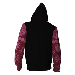Herren One Piece Dracule Mihawk Cosplay Hoodie 3D Druck mit Kapuze Sweatshirt Streetwear Pullover Anime