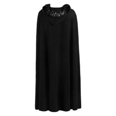 Herren Steampunk Cosplay Kostüm Retro schwarz Mantel Viktorianischer Umhang Outfits Cosplay Kostüm Outfits