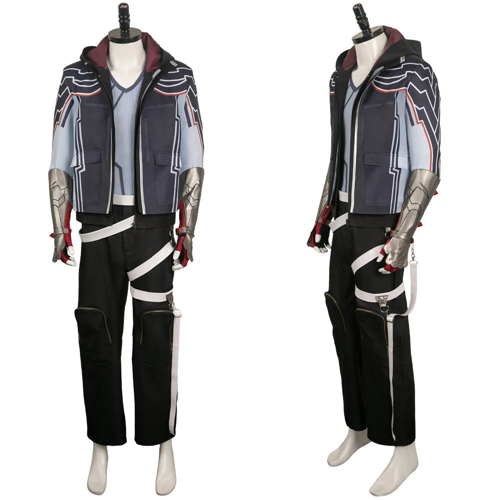 Jin Kazama Tekken Kostüm Set Jin Cosplay Outfits