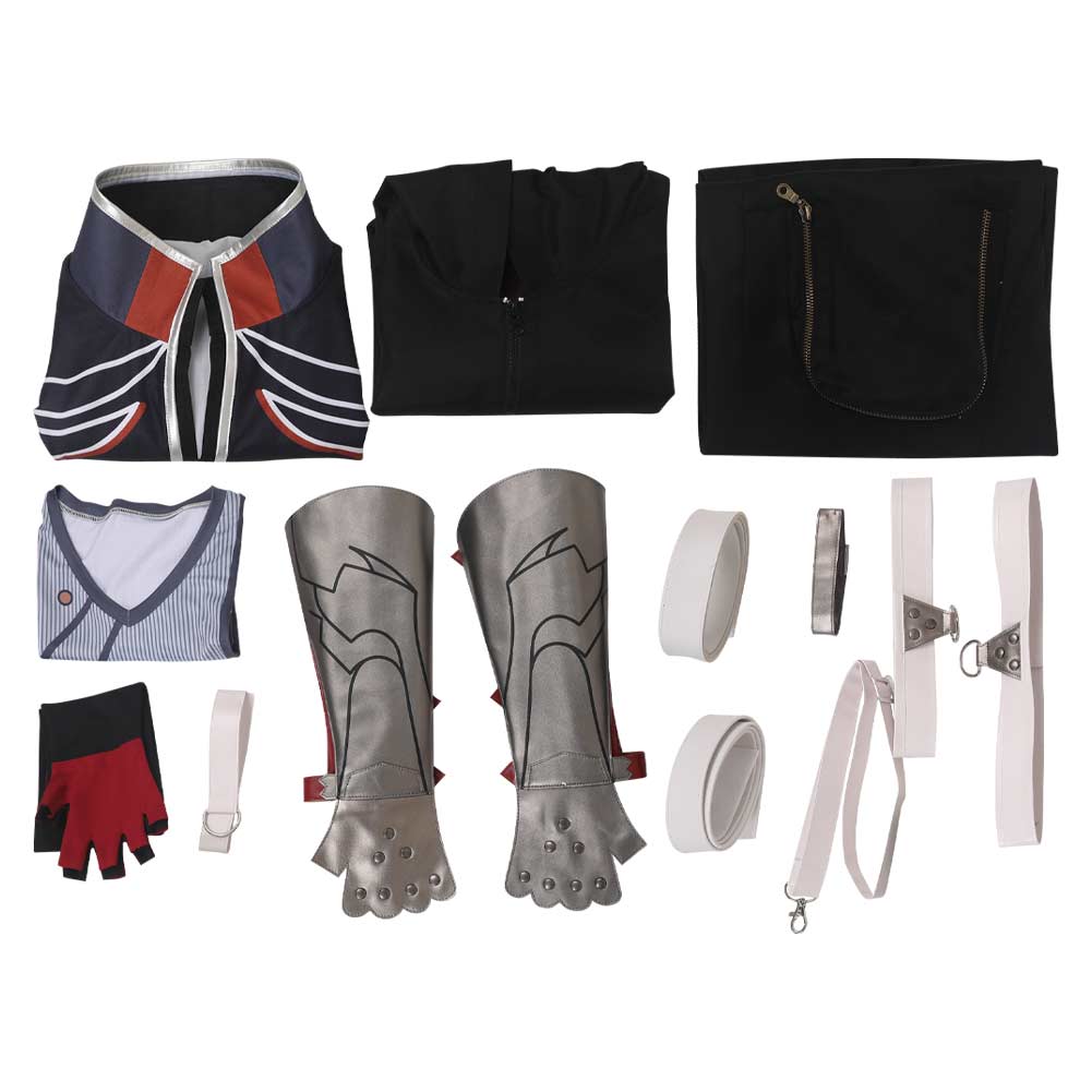 Jin Kazama Tekken Kostüm Set Jin Cosplay Outfits