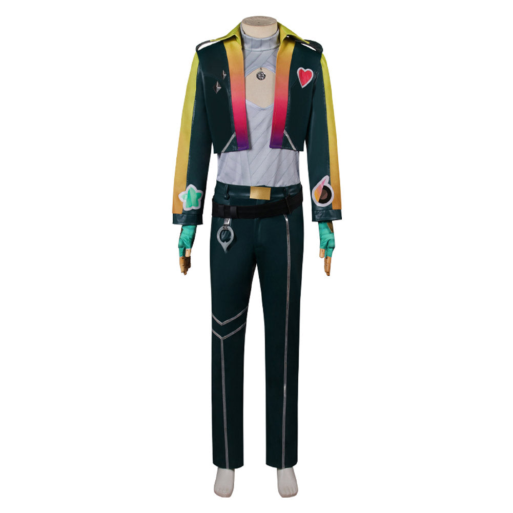 K'Sante, the Pride of Nazumah Heartsteel Cosplay KOSTÜM Set