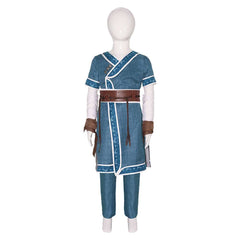 Kinder Avatar：The Last Airbender Katara Avatar 2024 TV Cosplay Kostüm SET