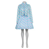 Kinder Film Barbie Margot Robbie blaue Kleid Sets Halloween Karneval Outfits Cosplay Kostüm