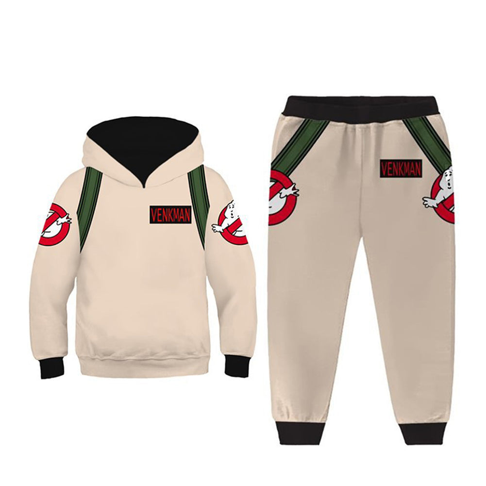 Kinder Ghostbusters Cosplay Hoodie 3D Druck Hoodie Sweatshirt Streetwear Pullover Hose