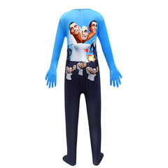 Kinder Jumpsuit Cosplay Kostüm Outfits Halloween Karneval Verkleidung Anzug