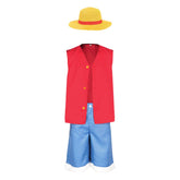 Kinder Jungen One Piece Luffy Cosplay Costume Halloween Karneval Party Kostüm
