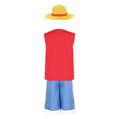Kinder Jungen One Piece Luffy Cosplay Costume Halloween Karneval Party Kostüm