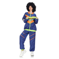 Kinder Mädchen Retro Hip-Hop Disco Cosplay Kostüm Sportbekleidung Jacke Hose Outfits Kostüm