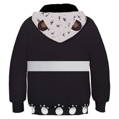 Kinder One Piece Bartholemew Kuma Cosplay Hoodie 3D Druck Sweatshirt mit Kapuze Streetwear Pullover Anime