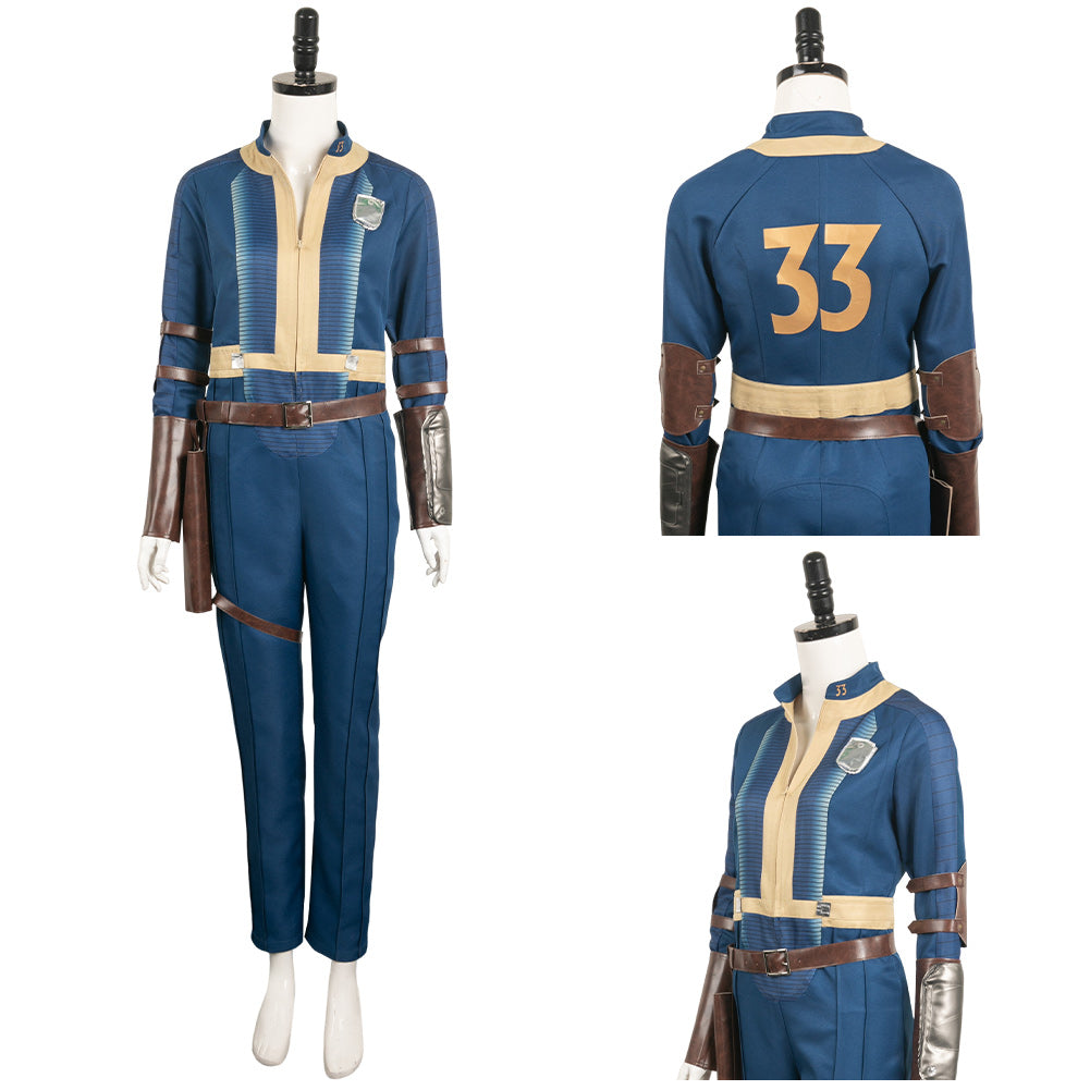 Lucy Fallout Jumpsuit Cosplay Kostüm Halloween Karneval Outfits