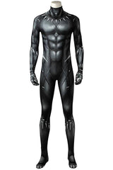 Marvel 2018 Black Panther T'Challa Junpsuit Full Set Cosplay Kostüm - cosplaycartde