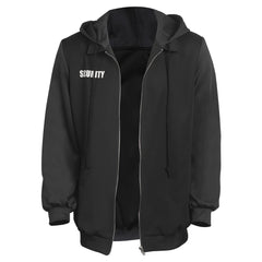 Mike Schmidt FNAF schwarze Jacke Herren Übergangsjacke