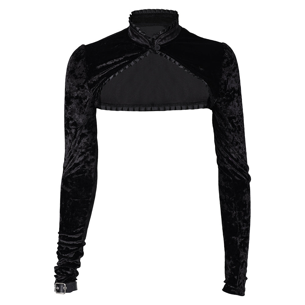 Misty Lisa Frankenstein schwarz kurz Jacke Cosplay Kostüm