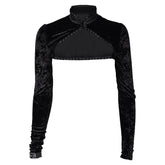 Misty Lisa Frankenstein schwarz kurz Jacke Cosplay Kostüm