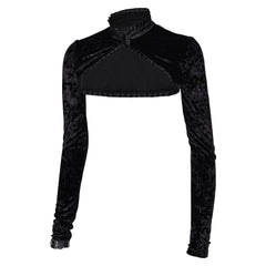 Misty Lisa Frankenstein schwarz kurz Jacke Cosplay Kostüm