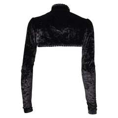 Misty Lisa Frankenstein schwarz kurz Jacke Cosplay Kostüm