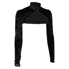 Misty Lisa Frankenstein schwarz kurz Jacke Cosplay Kostüm