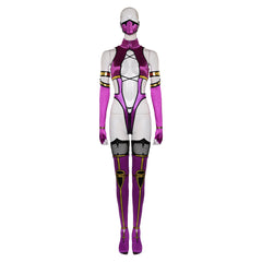 Mortal Kombat 9 Mileena Jumpsuit Cosplay Kostüm MK9 Mileena Halloween Karneval Outfits