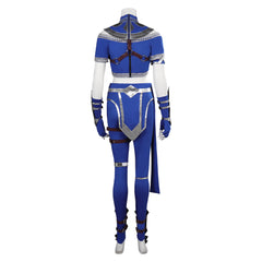 Mortal Kombat Kitana Cosplay Kostüm Halloween Karneval Party Kampfanzug