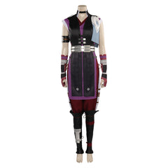 Mortal Kombat Li Mei Kostüm Set Halloween Karneval Cosplay Outfits