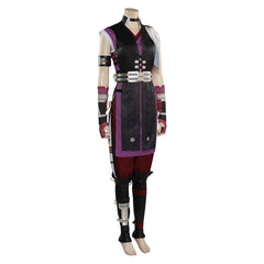 Mortal Kombat Li Mei Kostüm Set Halloween Karneval Cosplay Outfits