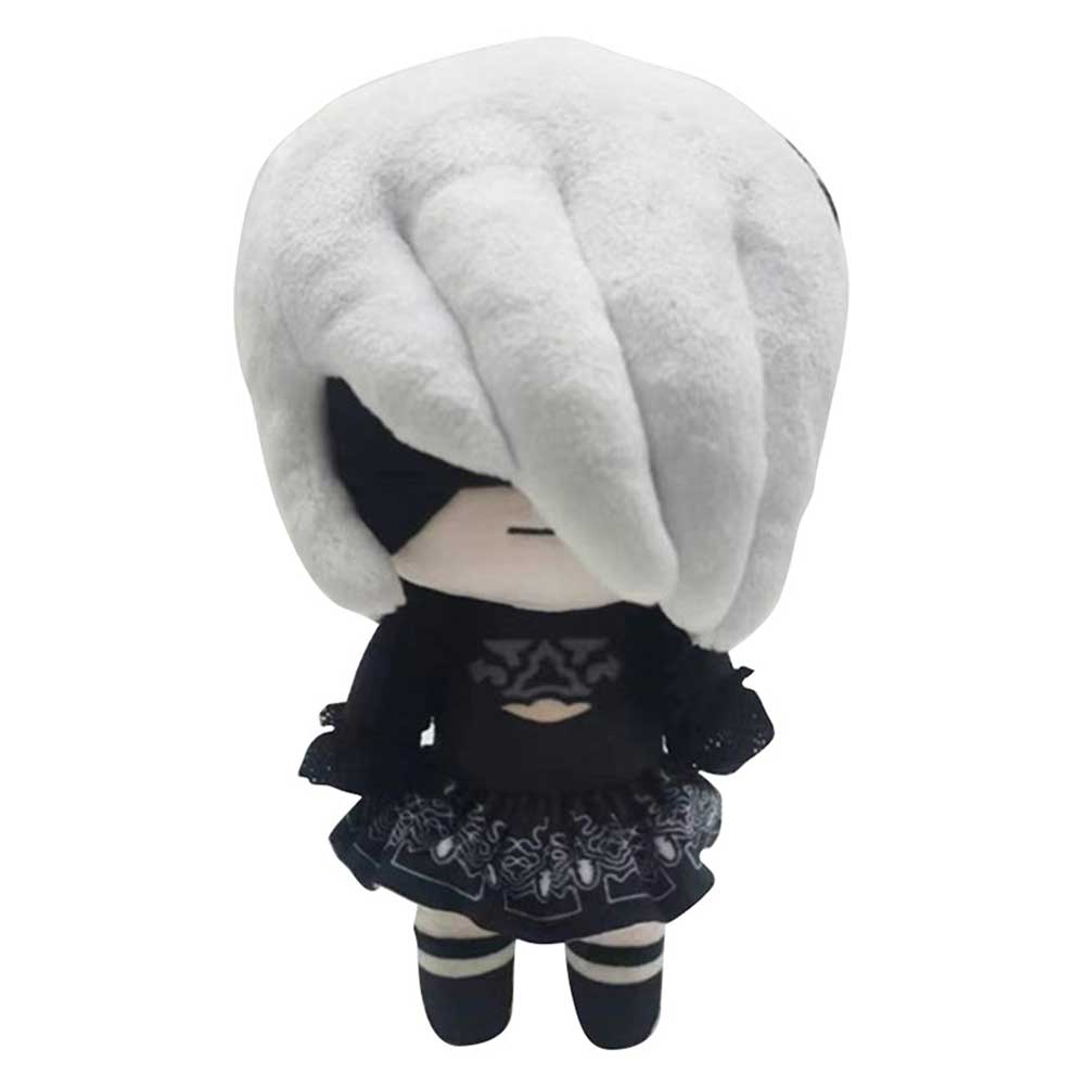 NieR:Automata Plüschtier - 9S Cosplay Cartoon Puppe für Jungen und Mädchen - Polyester