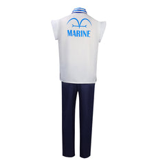 One Piece Marines Uniform Cosplay Kostüm Halloween Karneval Outfits