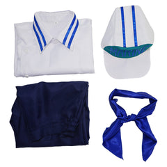 One Piece Marines Uniform Cosplay Kostüm Halloween Karneval Outfits