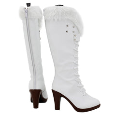 One Piece Nico Robin Cosplay Stiefel weiß Cosplay Schuhe