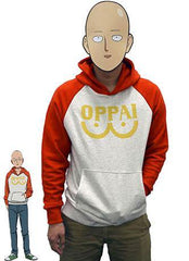 One Punch Man Hero Saitama Oppai Logo Kupuzenpulli Jacke Cosplay Kostüm - cosplaycartde