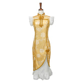 Puella Magi Madoka Magica Tomoe Mami Cheongsam Cosplay Outfits