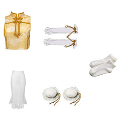 Puella Magi Madoka Magica Tomoe Mami Cheongsam Cosplay Outfits