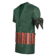 Roronoa Zoro grün T-Shirt One Piece Lorenor Zorro Cosplay Kostüm