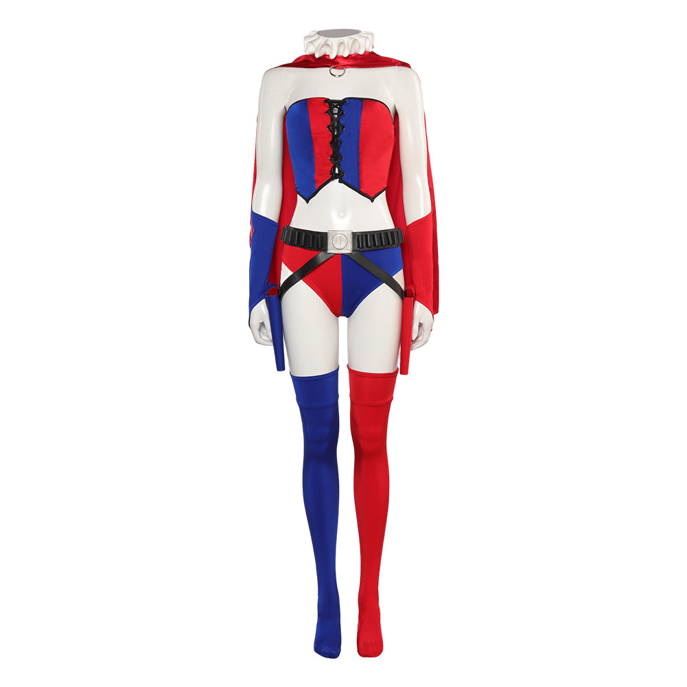 Sexy Harley Quinn Outfits originell Cosplay Kostüm Set
