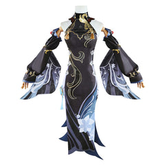 Shenhe Cheongsam Genshin Impact Shenhe Cosplay Kostüm