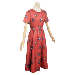 Spiel Lethal Company Ghost Girl rot Kleid Cosplay Outfits